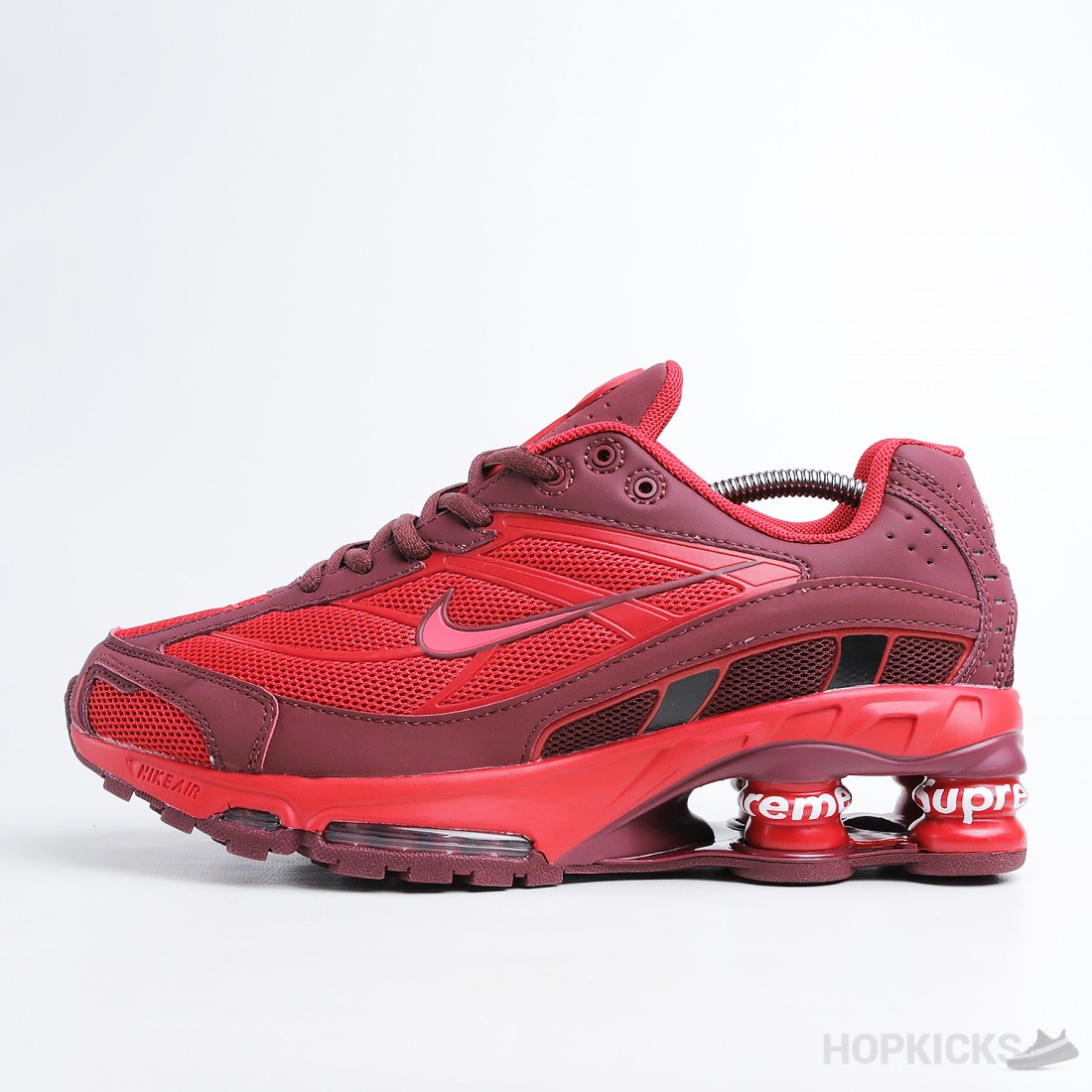 Supreme cheap red shoes